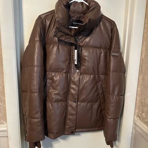 NWT BCBG Max Azaria CoCoa Brown Jacket Size L